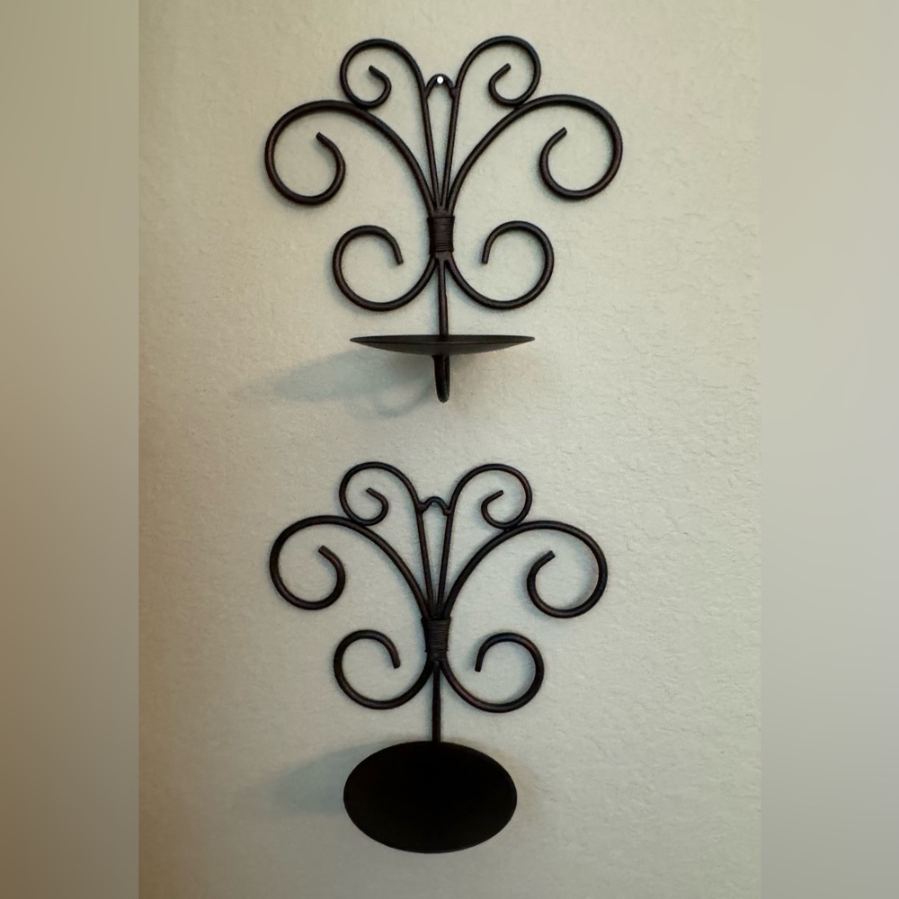 Wall Hanging Candle Holder 2 in set